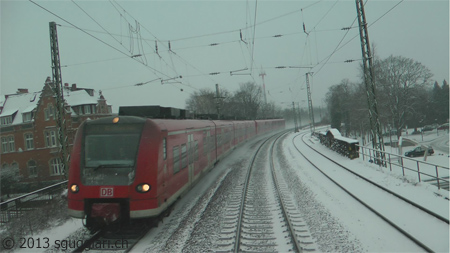 Vista dalla cabina - DB BR 425 (Germania)